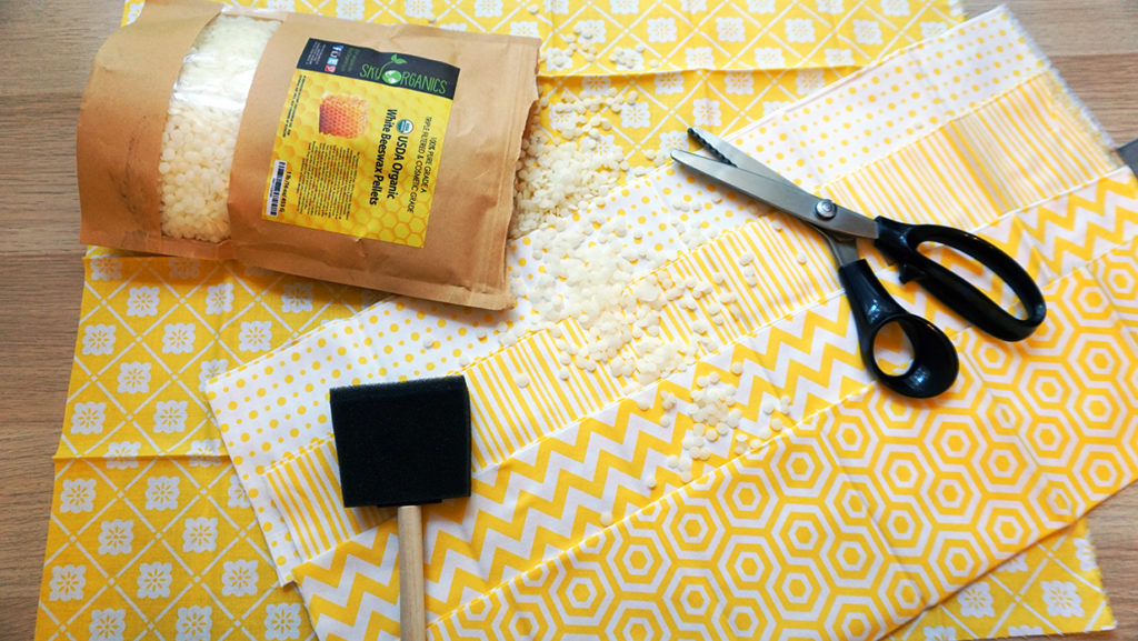 DIY Beeswax Wraps Homemade Environmentally friendly Bees Wrap