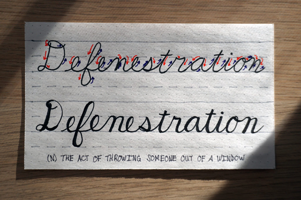 Basic Hand Lettering - Defenstration