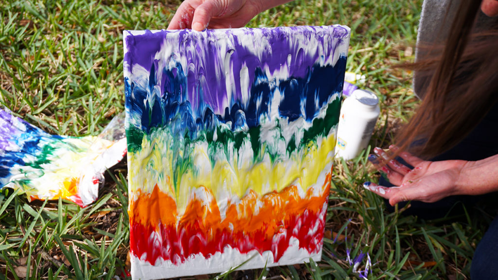 DIY Marbled Painting - Saturate Life