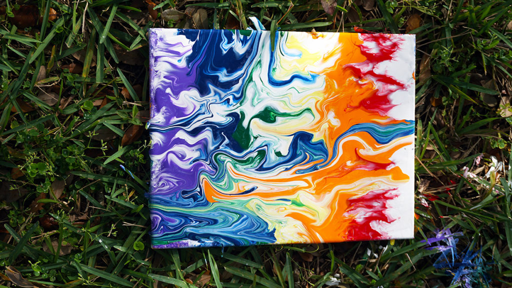 DIY Marbled Painting - Saturate Life