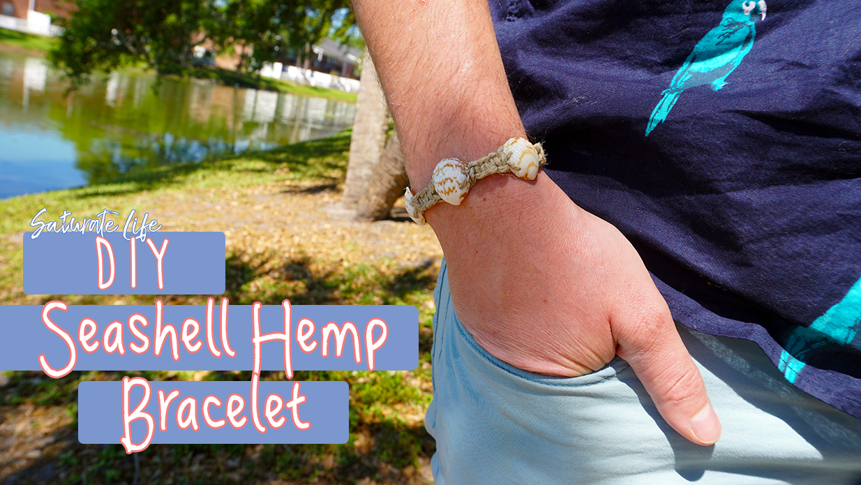 Seashell Hemp Bracelet