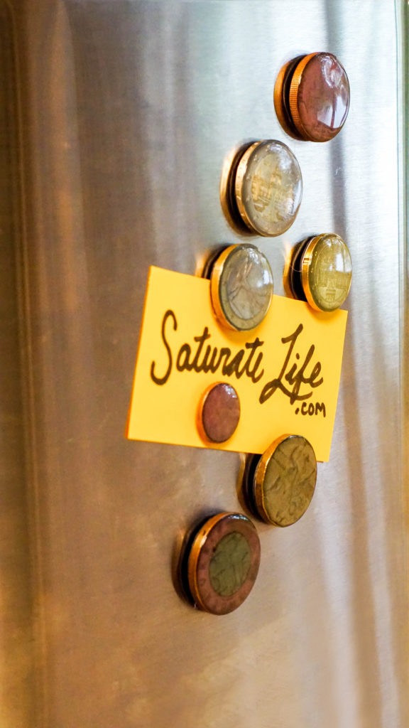Souvenir Magnets from Coins - Saturate Life
