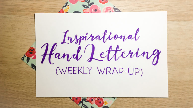Inspirational Hand Lettering - Saturate Life